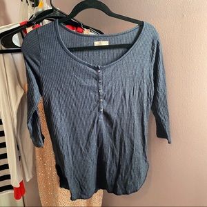 Navy blue shirt from hollister